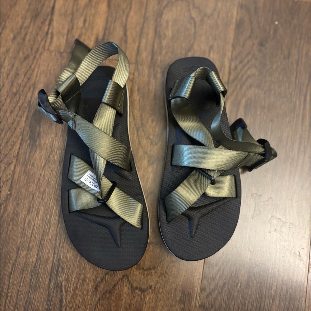 Suicoke Japanese Sandals Military Green